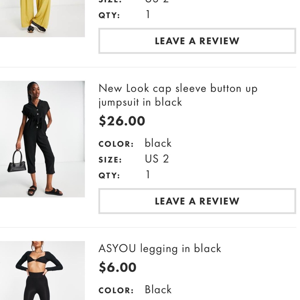 New Look cap sleeve button up jumpsuit - Picture 3 of 4